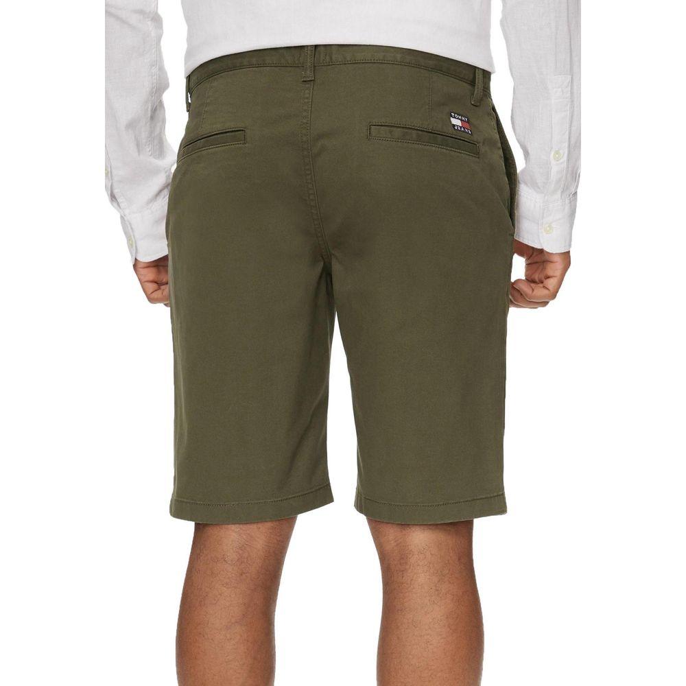 Tommy Hilfiger Jeans Green Organic Cotton Short - Arichezz.store