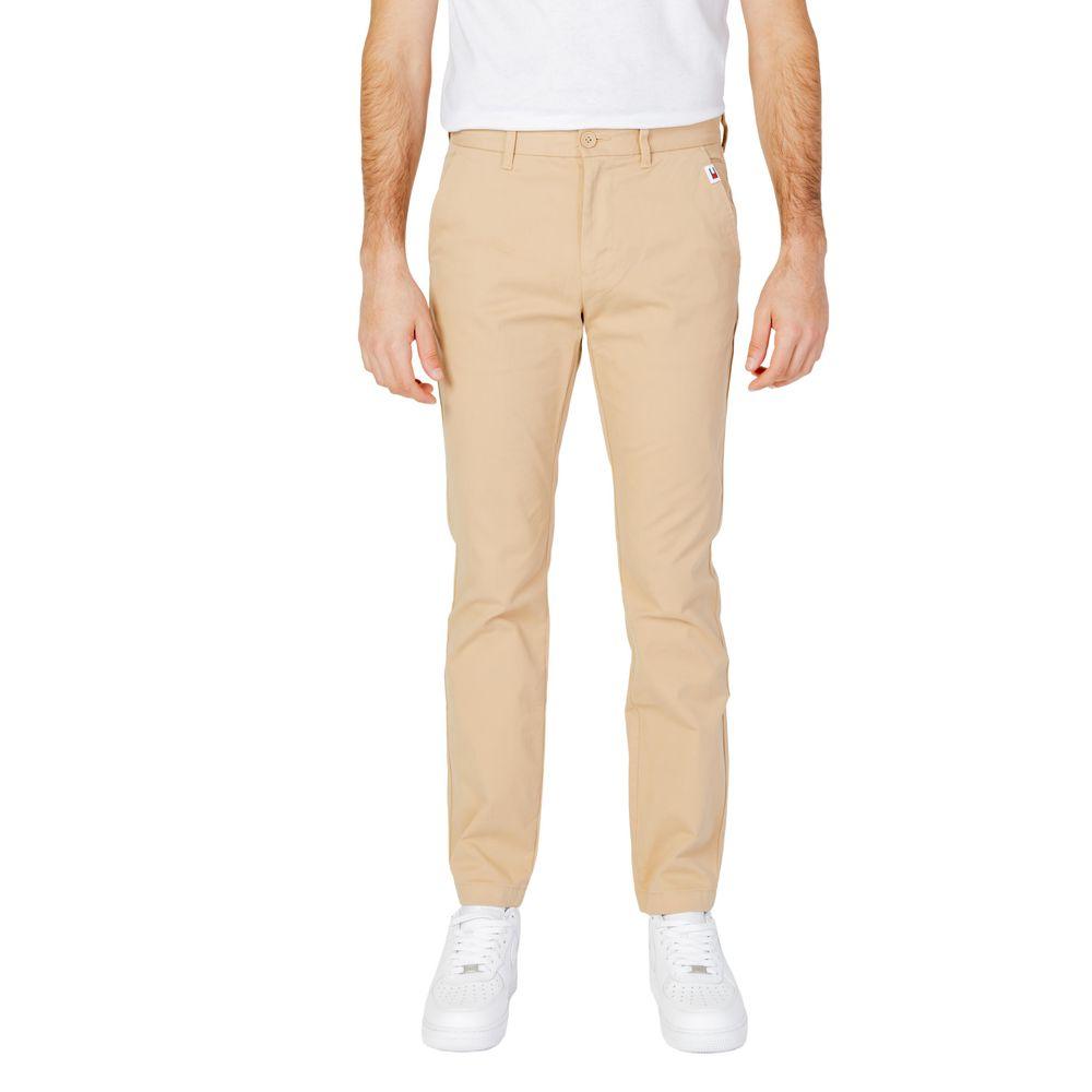 Tommy Hilfiger Jeans Beige Organic Cotton Jeans & Pant - Arichezz.store