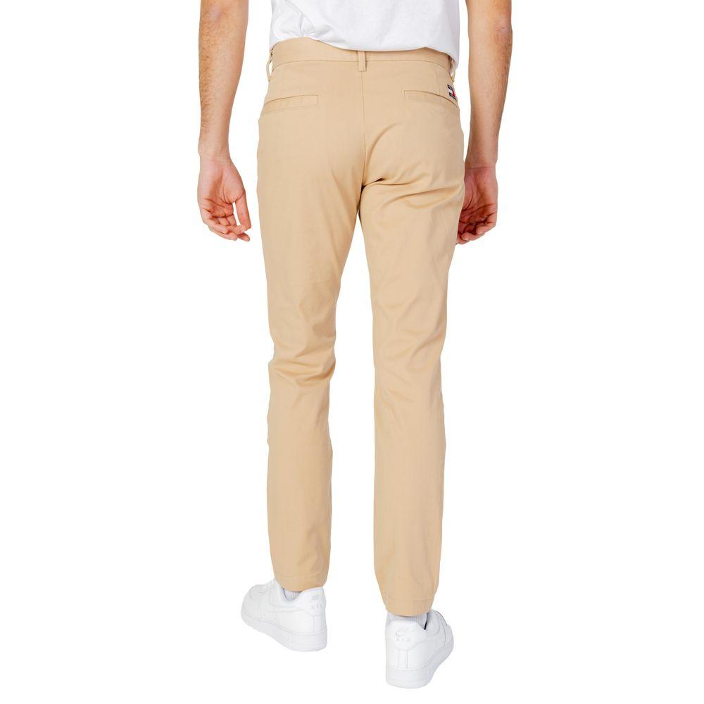 Tommy Hilfiger Jeans Beige Organic Cotton Jeans & Pant - Arichezz.store