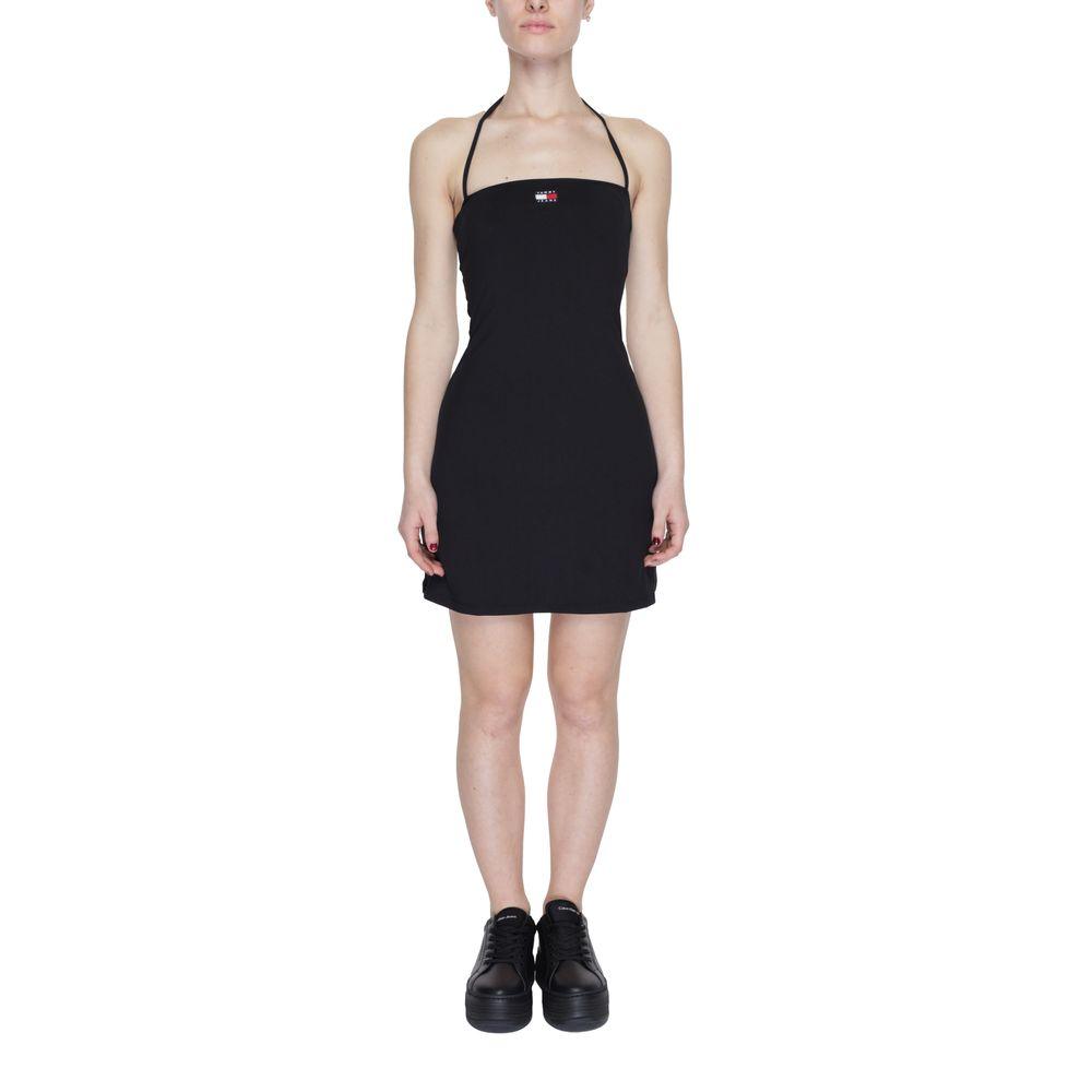 Tommy Hilfiger Women's Black Recycled Polyester Dress - Arichezz.store