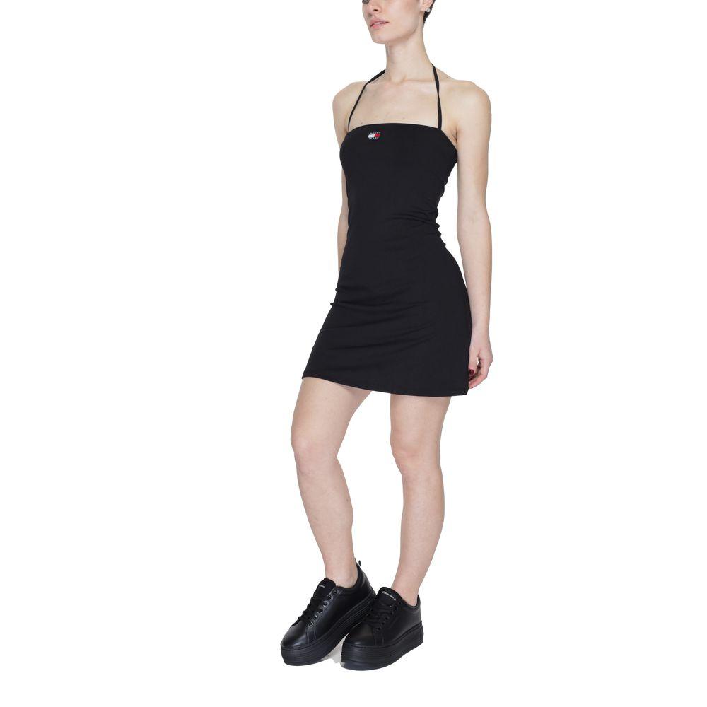 Tommy Hilfiger Women's Black Recycled Polyester Dress - Arichezz.store