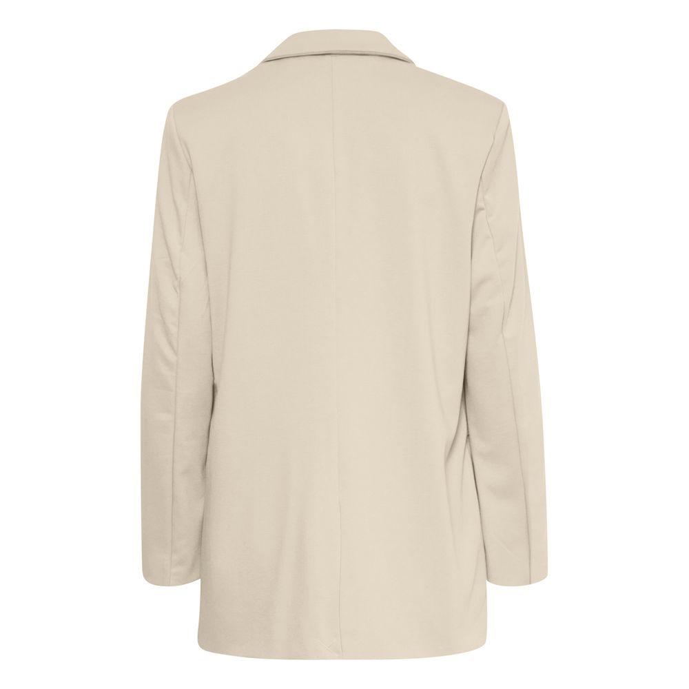 ICHI Beige Recycled Polyester Suits & Blazer