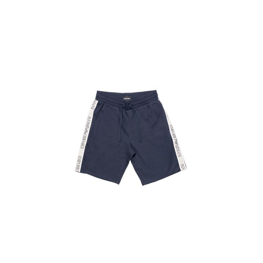 Emporio Armani Underwear Blue Cotton Short - Arichezz.store