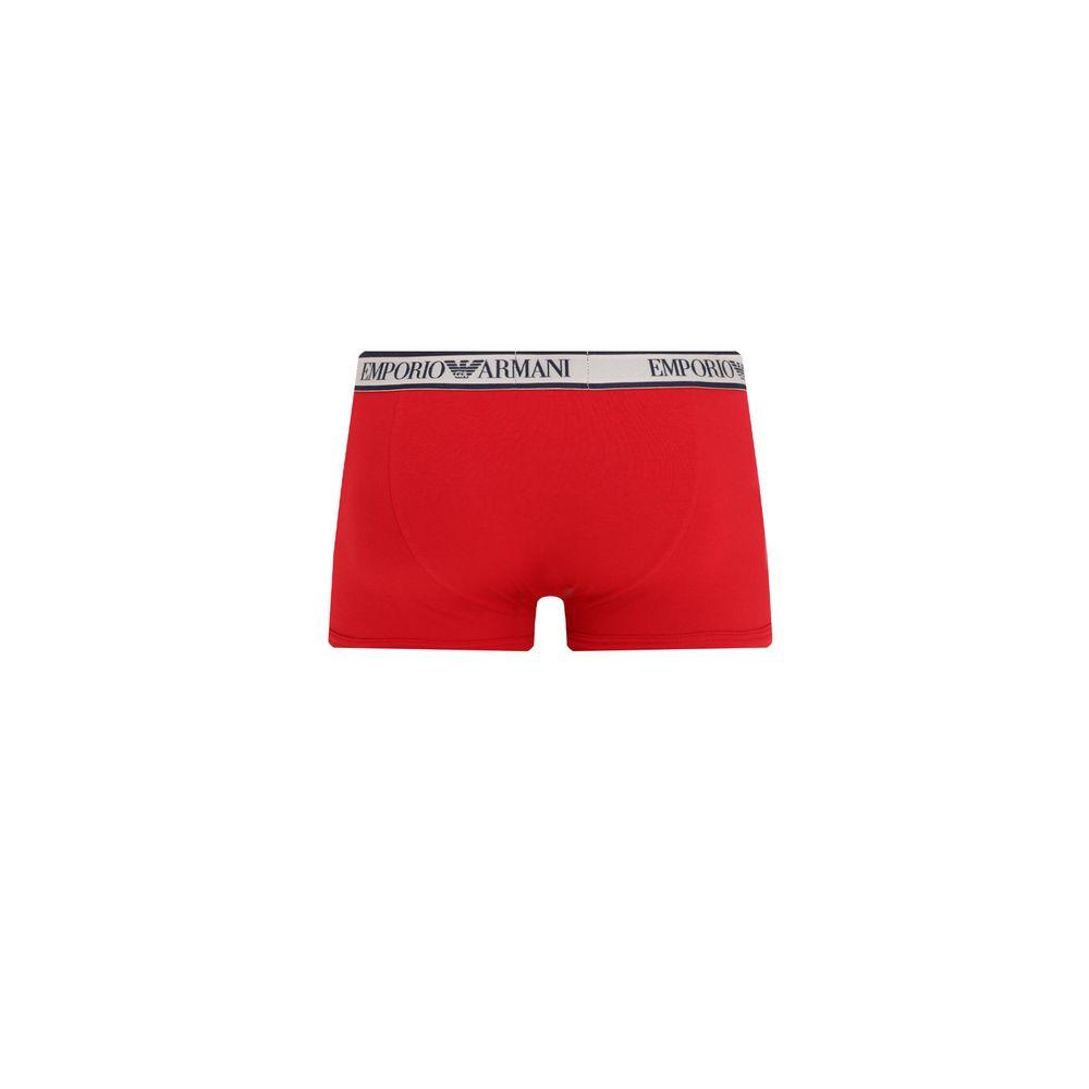 Emporio Armani Underwear Red Cotton Underwear - Arichezz.store