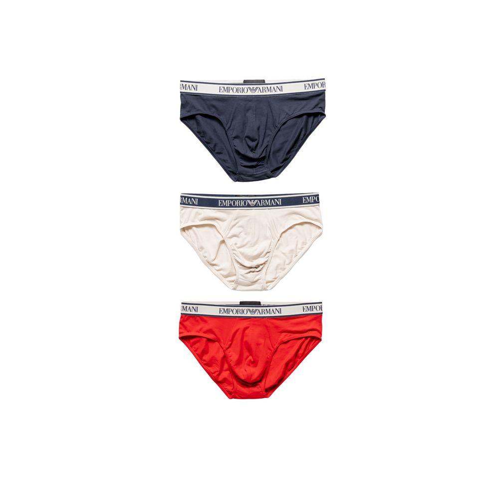 Emporio Armani Underwear Red Cotton Underwear - Arichezz.store