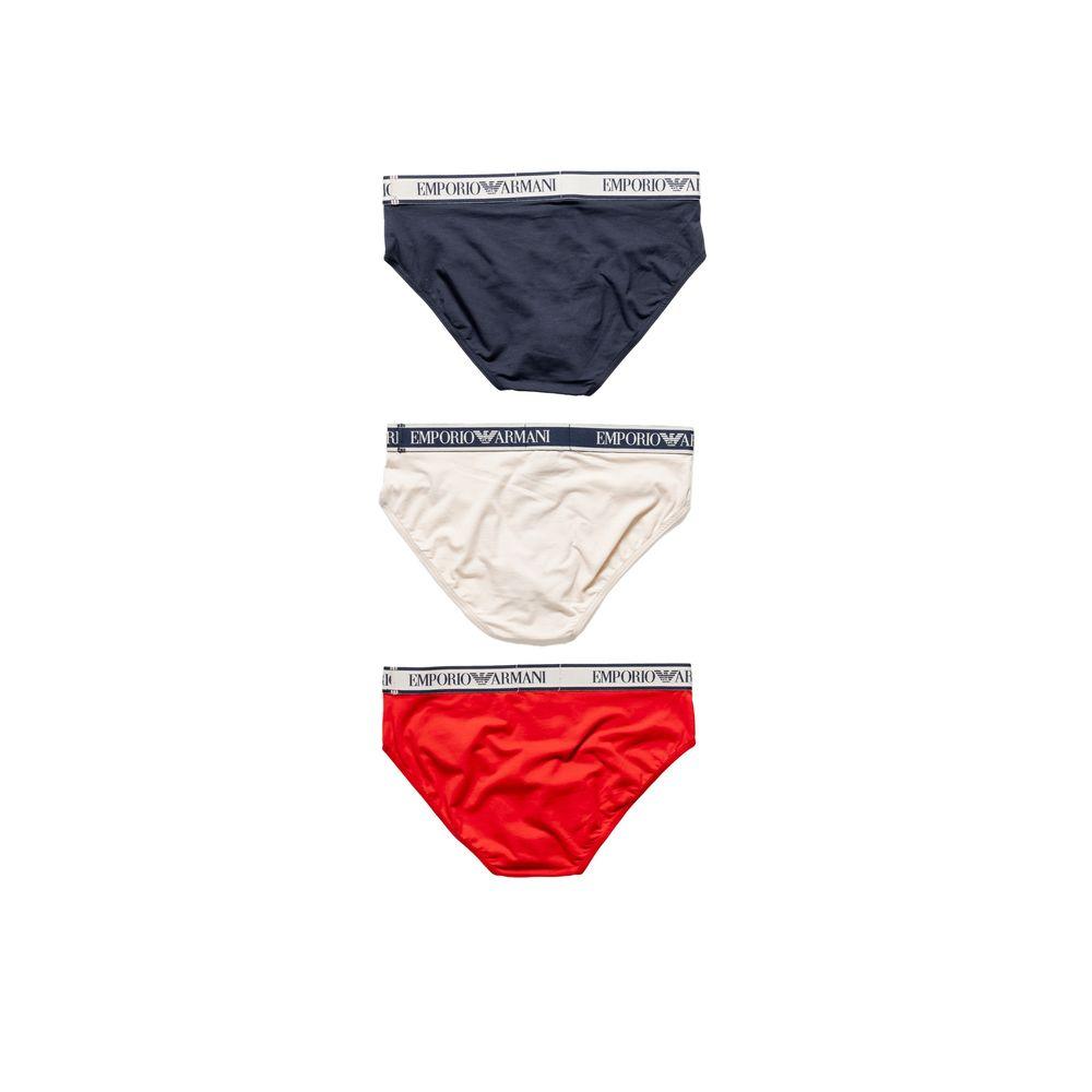 Emporio Armani Underwear Red Cotton Underwear - Arichezz.store