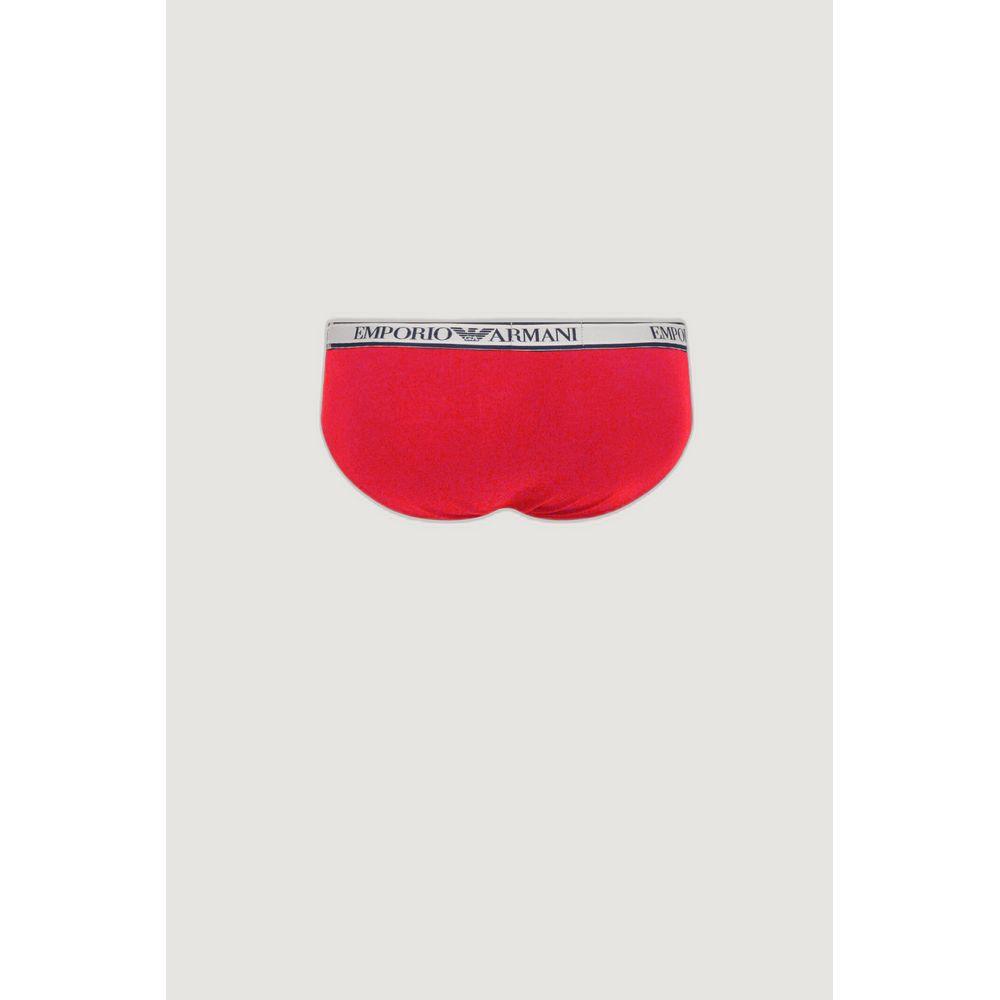 Emporio Armani Underwear Red Cotton Underwear - Arichezz.store