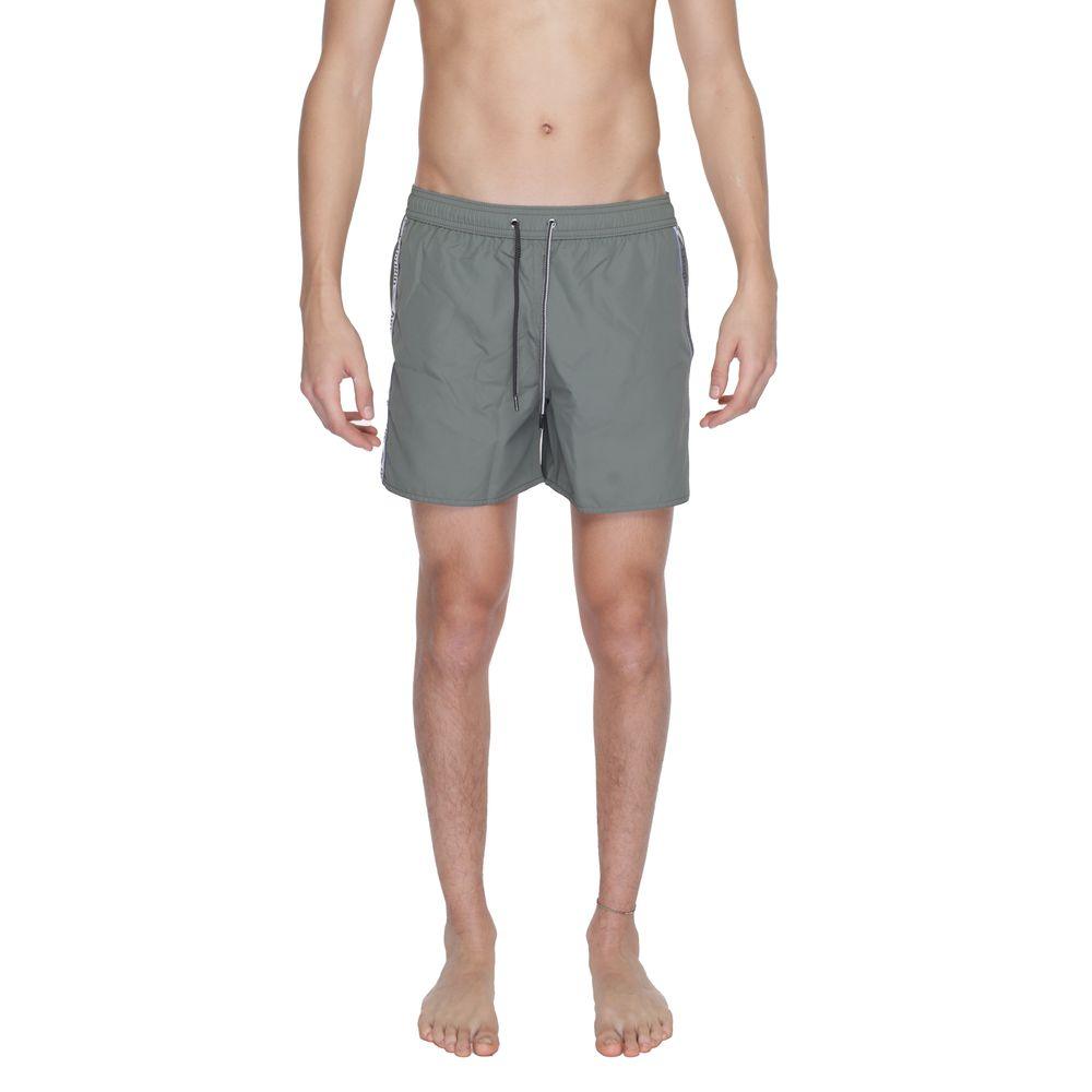 Emporio Armani Underwear Green Polyester Swimwear - Arichezz.store