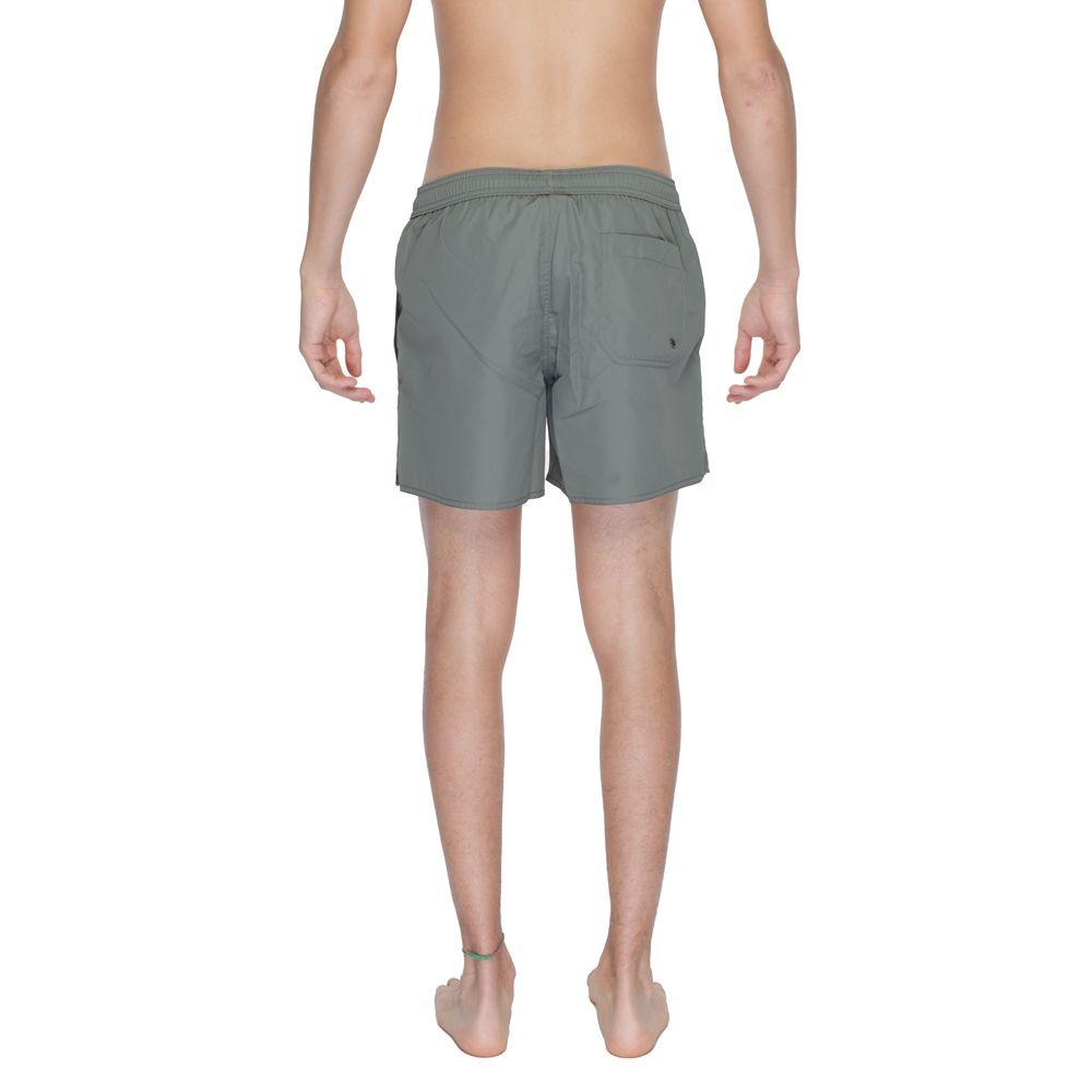 Emporio Armani Underwear Green Polyester Swimwear - Arichezz.store