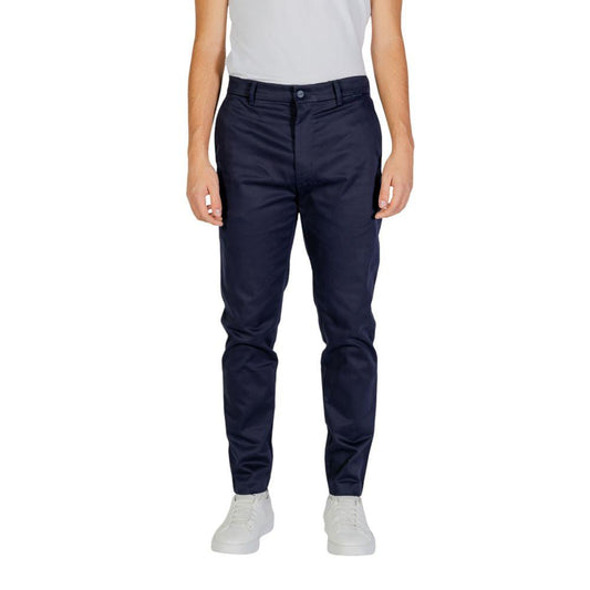 Calvin Klein Blue Cotton Rigenerato Jeans & Pant - Arichezz.store