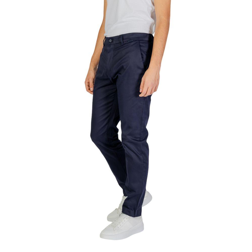 Calvin Klein Blue Cotton Rigenerato Jeans & Pant - Arichezz.store