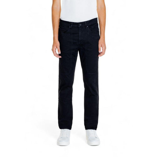 Jeckerson Black Cotton Jeans & Pant - Arichezz.store