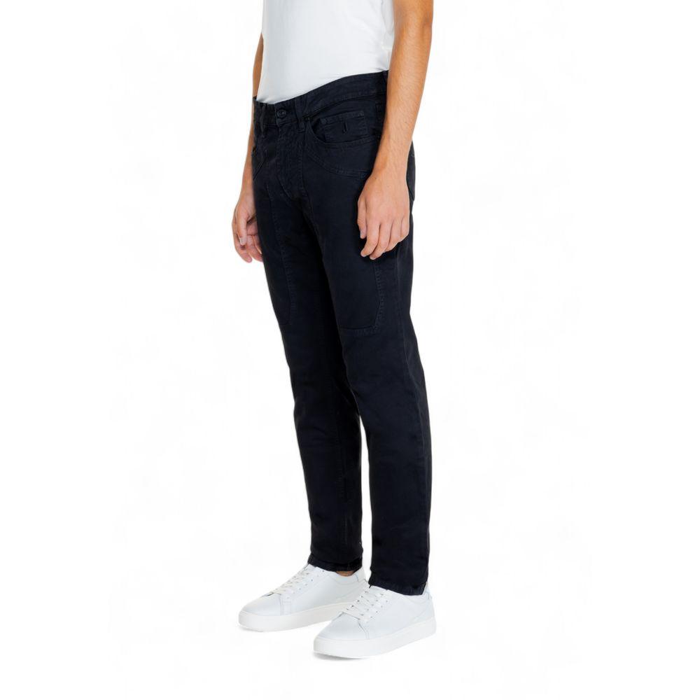 Jeckerson Black Cotton Jeans & Pant - Arichezz.store