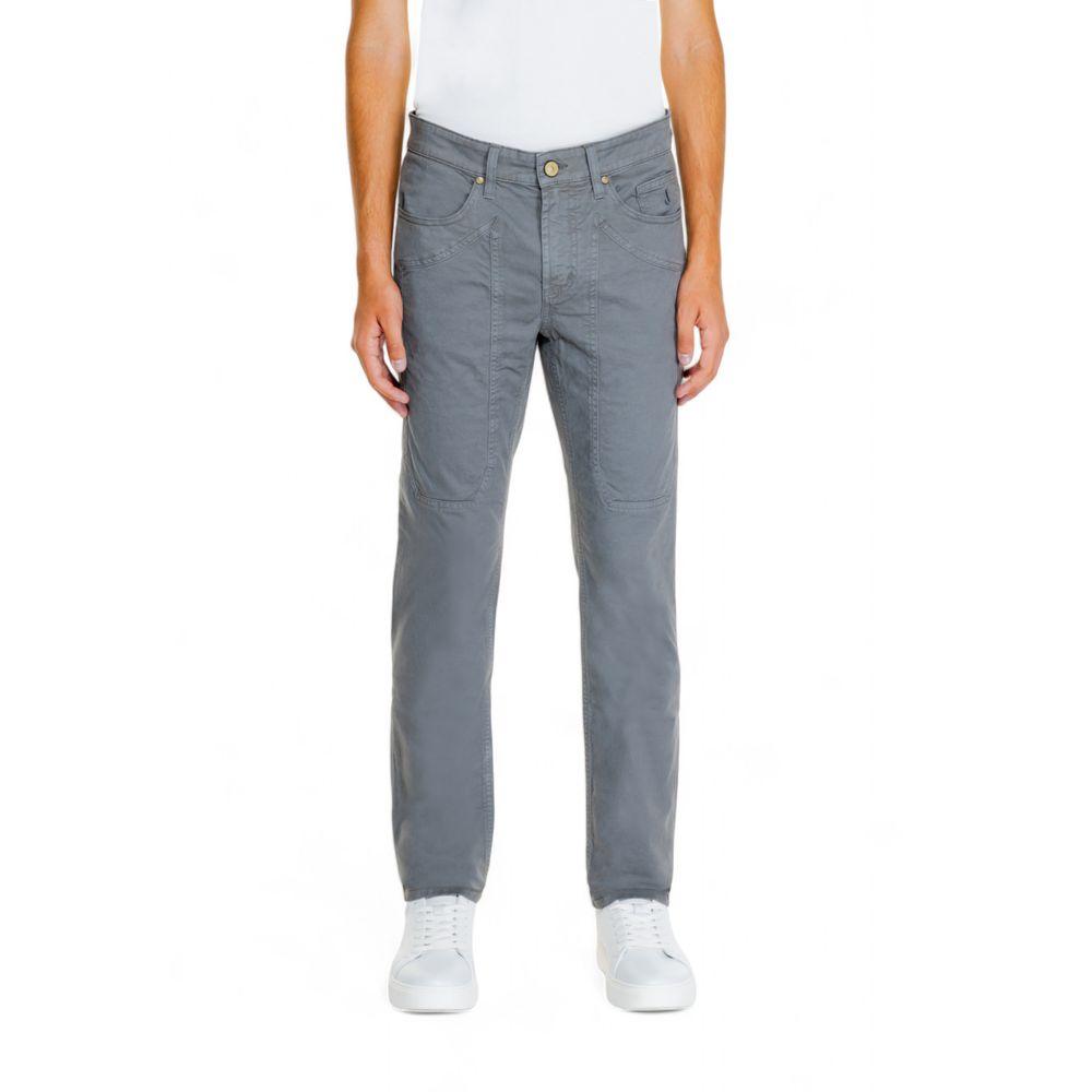 Jeckerson Gray Cotton Jeans & Pant - Arichezz.store