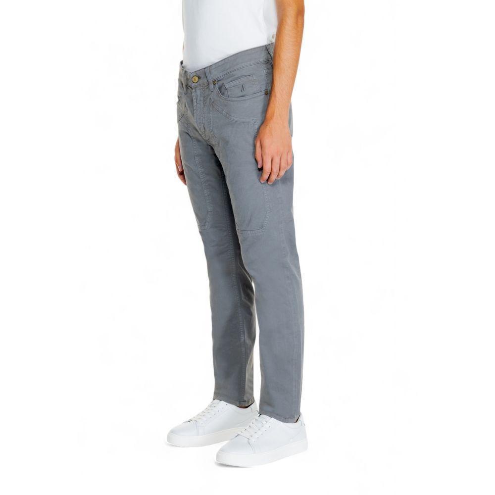 Jeckerson Gray Cotton Jeans & Pant - Arichezz.store