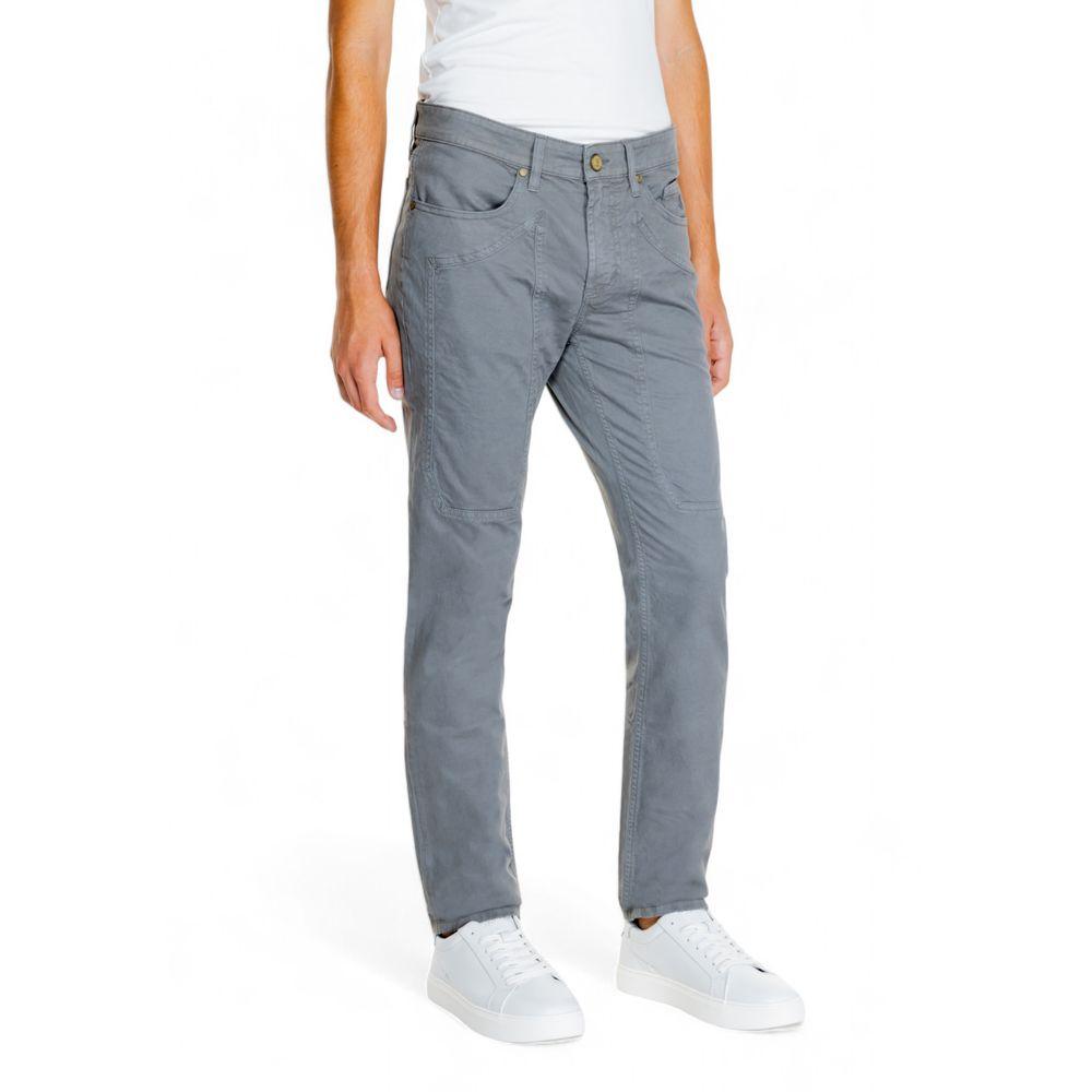 Jeckerson Gray Cotton Jeans & Pant - Arichezz.store