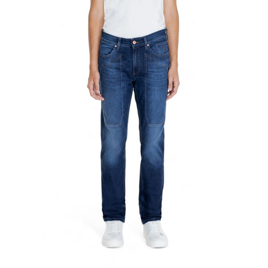 Jeckerson Blue Cotton Jeans & Pant - Arichezz.store