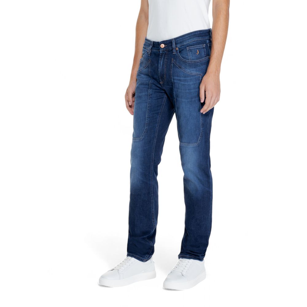 Jeckerson Blue Cotton Jeans & Pant - Arichezz.store