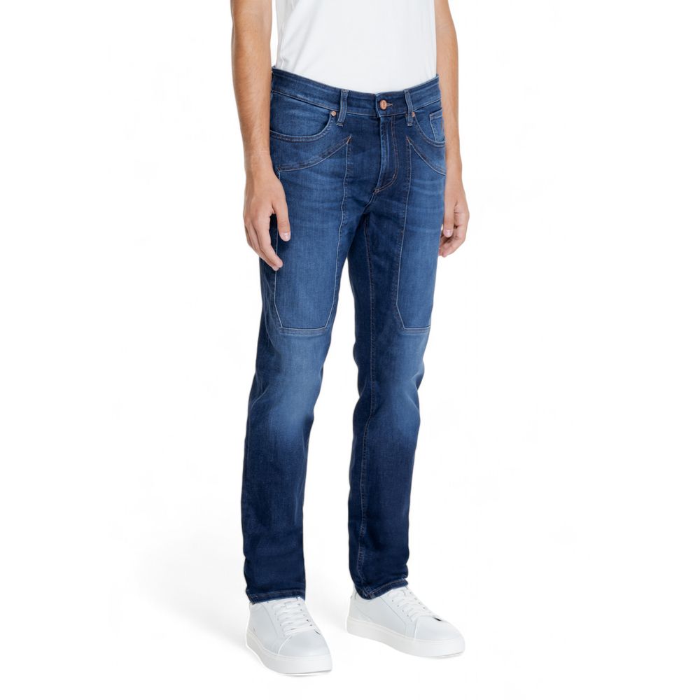 Jeckerson Blue Cotton Jeans & Pant - Arichezz.store