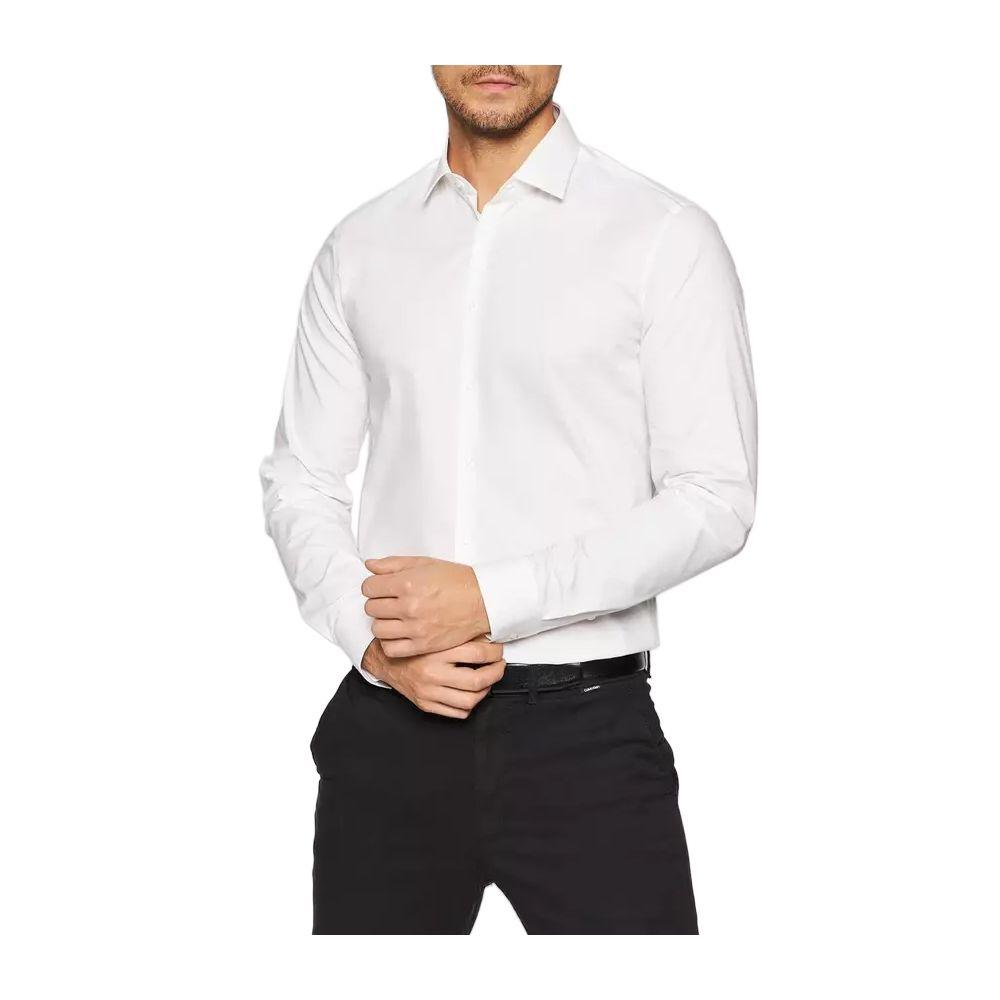 Calvin Klein White Cotton Shirt - Arichezz.store