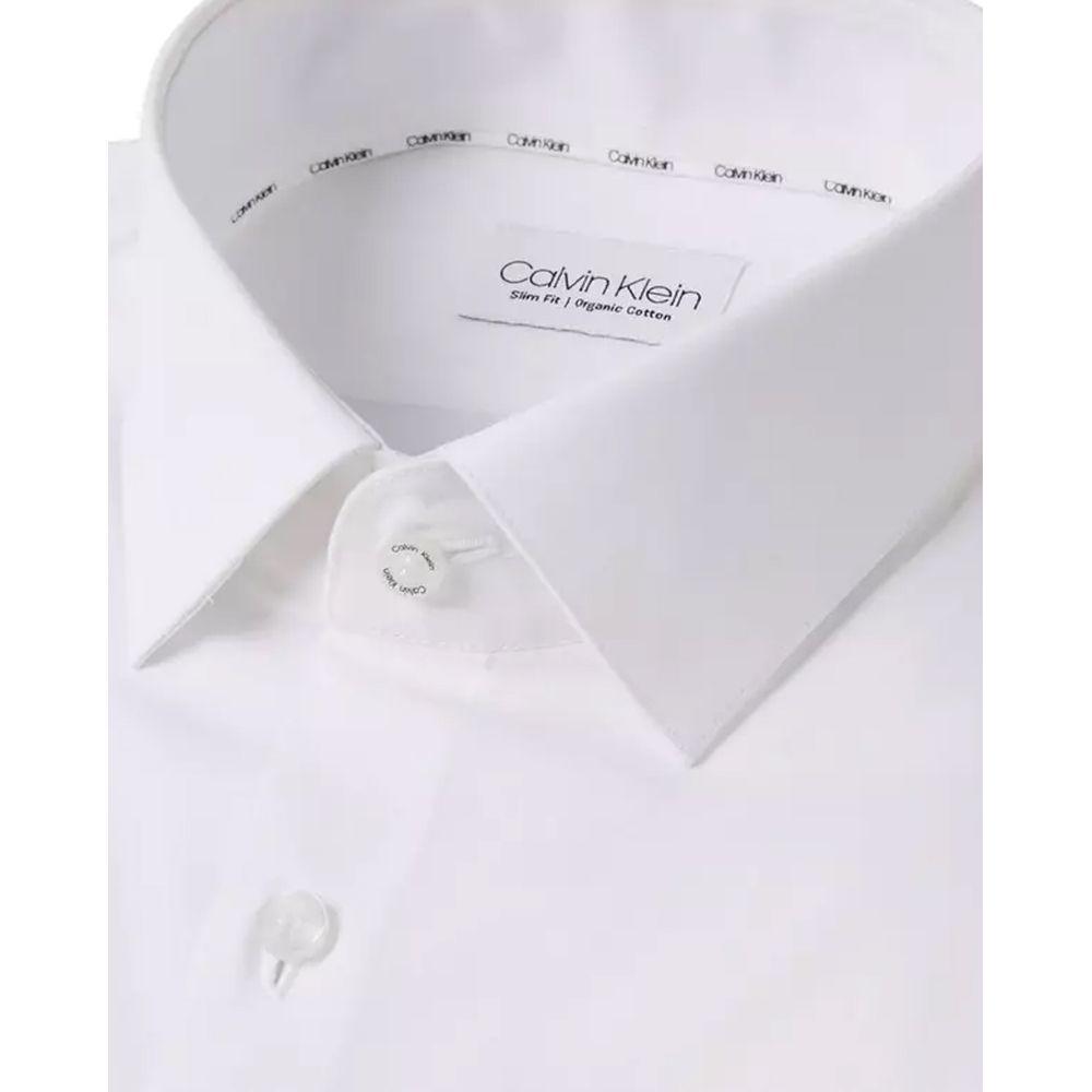 Calvin Klein White Cotton Shirt - Arichezz.store