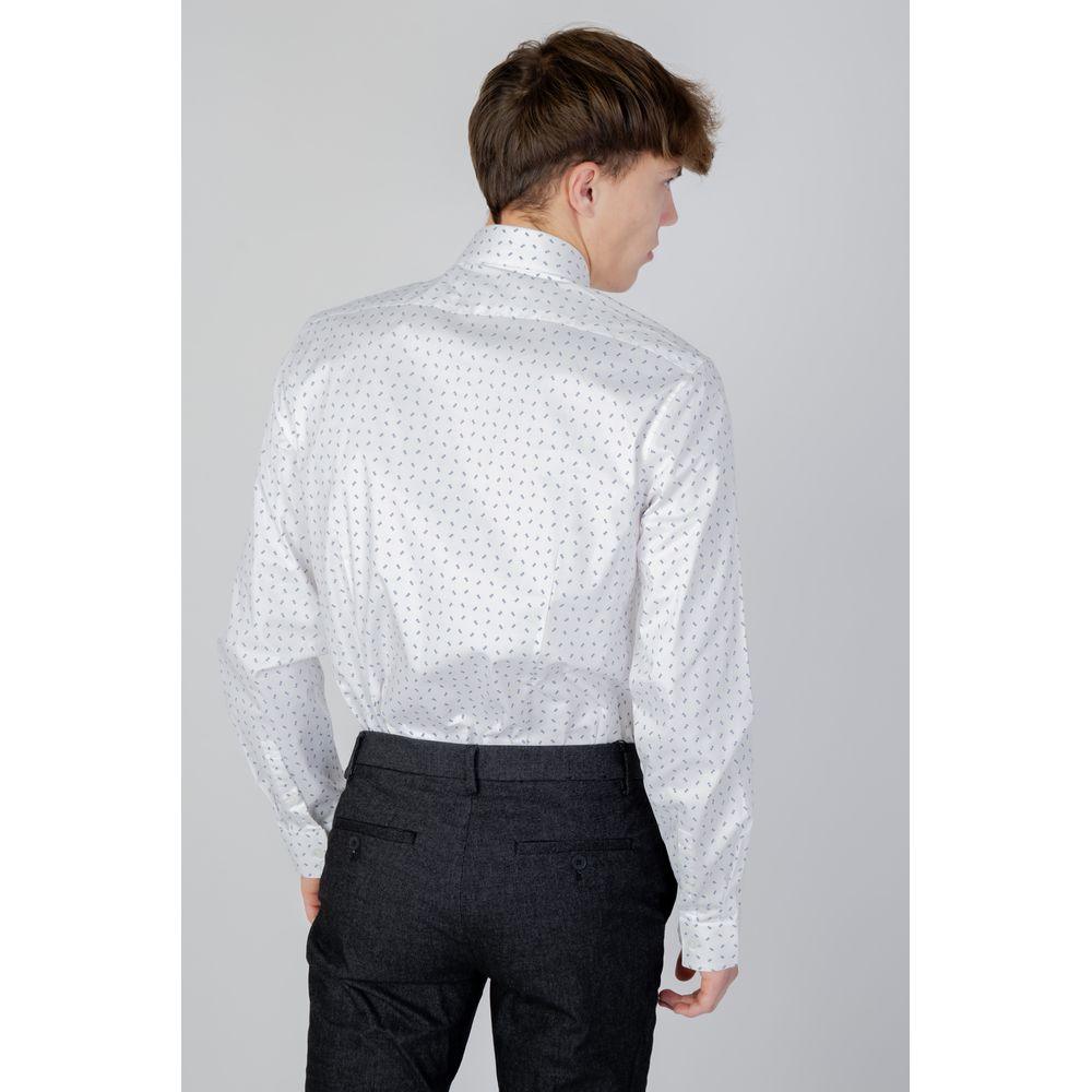 Calvin Klein White Cotton Shirt - Arichezz.store