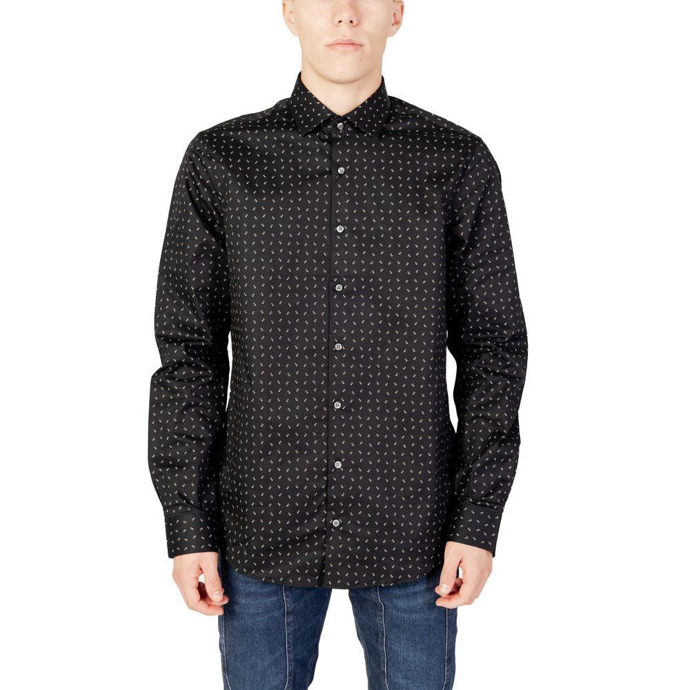 Calvin Klein Black Cotton Shirt - Arichezz.store