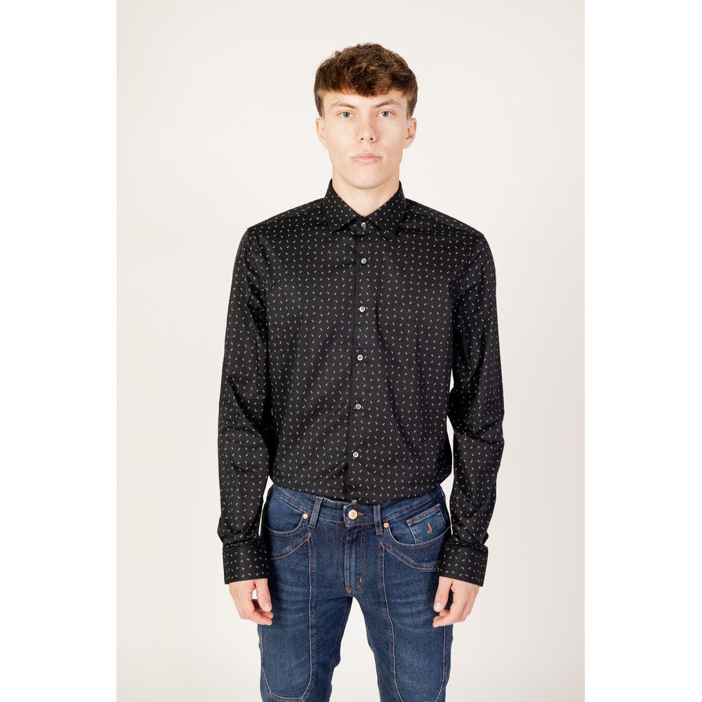 Calvin Klein Black Cotton Shirt - Arichezz.store