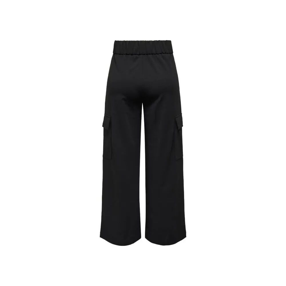 Jacqueline De Yong Black Polyester Jeans & Pant