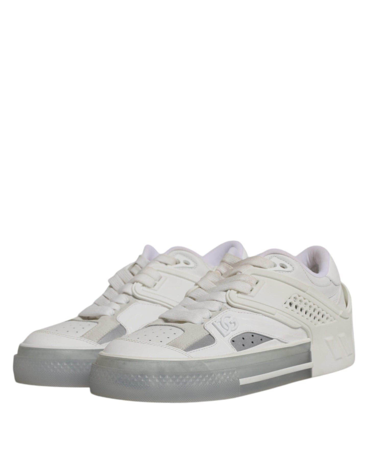 Dolce & Gabbana White DG Logo CUSTOM 2.Zero Sneakers Shoes - Arichezz.store