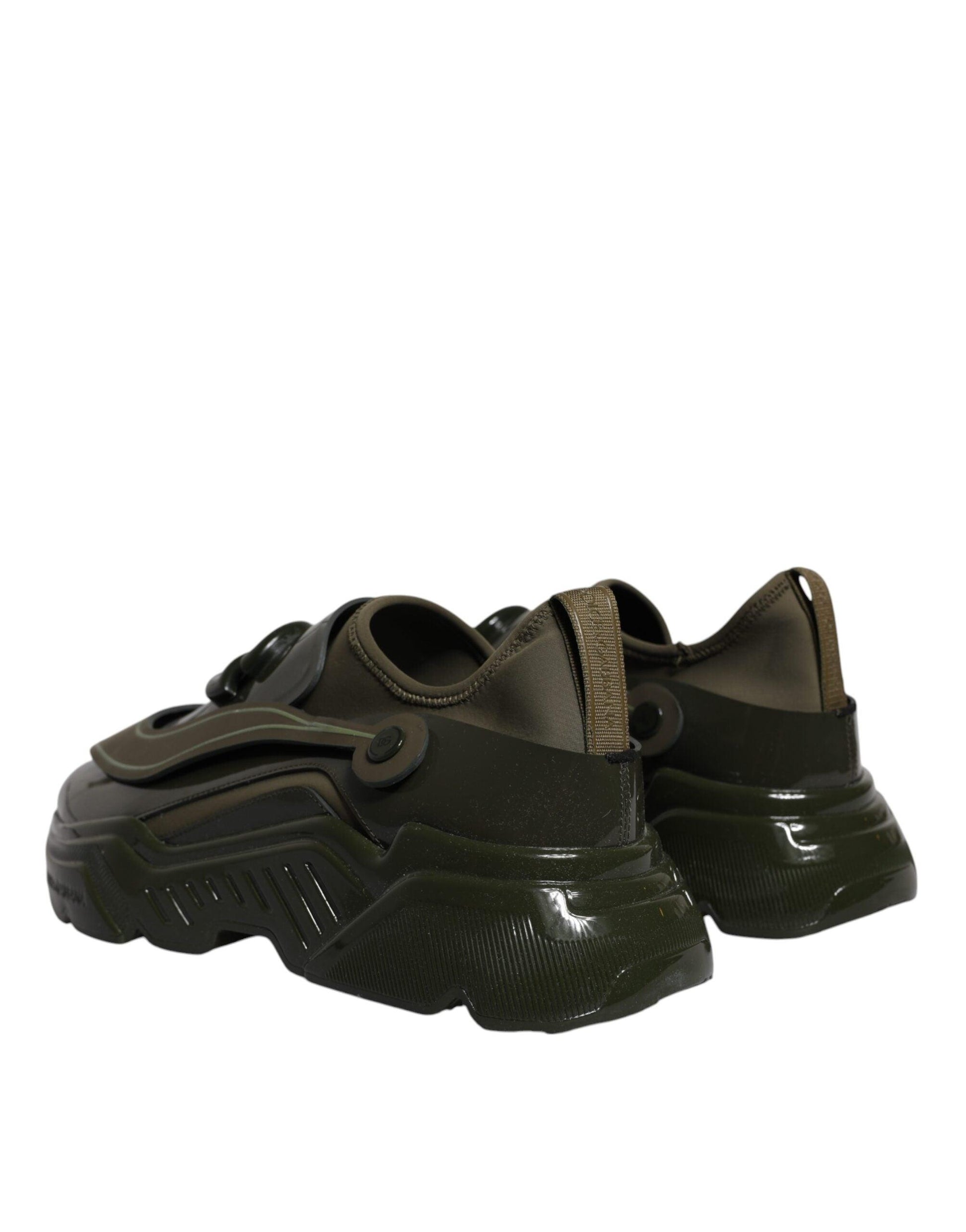 Dolce & Gabbana Military Green DAYMASTER Men Sneakers Shoes - Arichezz.store