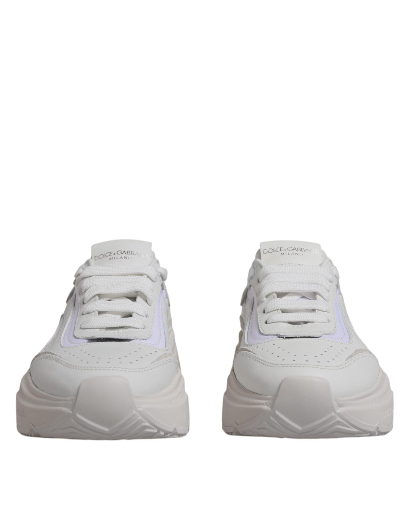 Dolce & Gabbana White Daymaster Low Top Sneakers Shoes - Arichezz.store