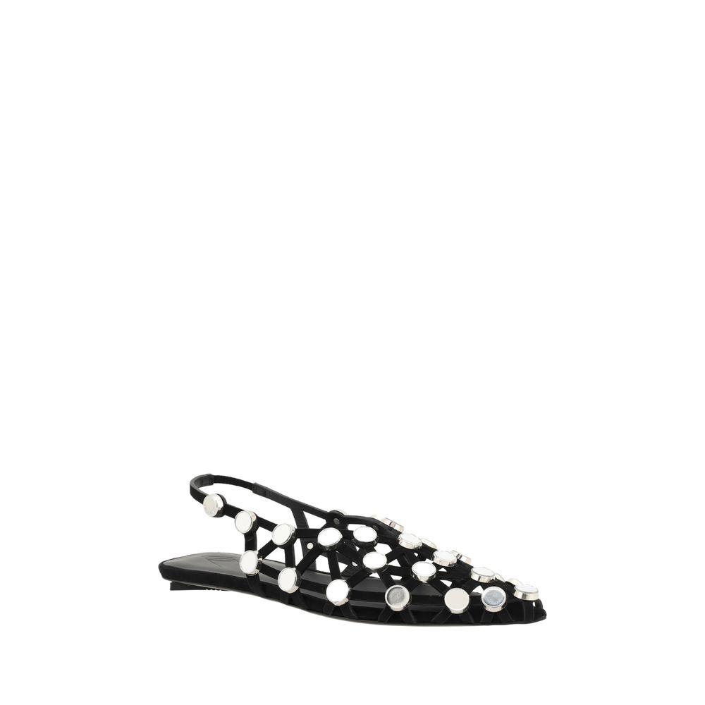 The Attico Grid Ballerinas - Arichezz.store