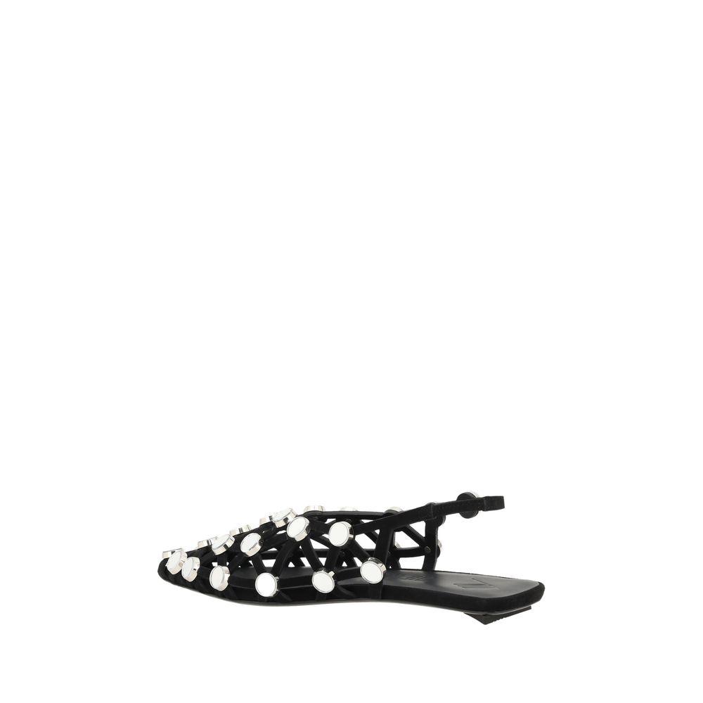 The Attico Grid Ballerinas - Arichezz.store