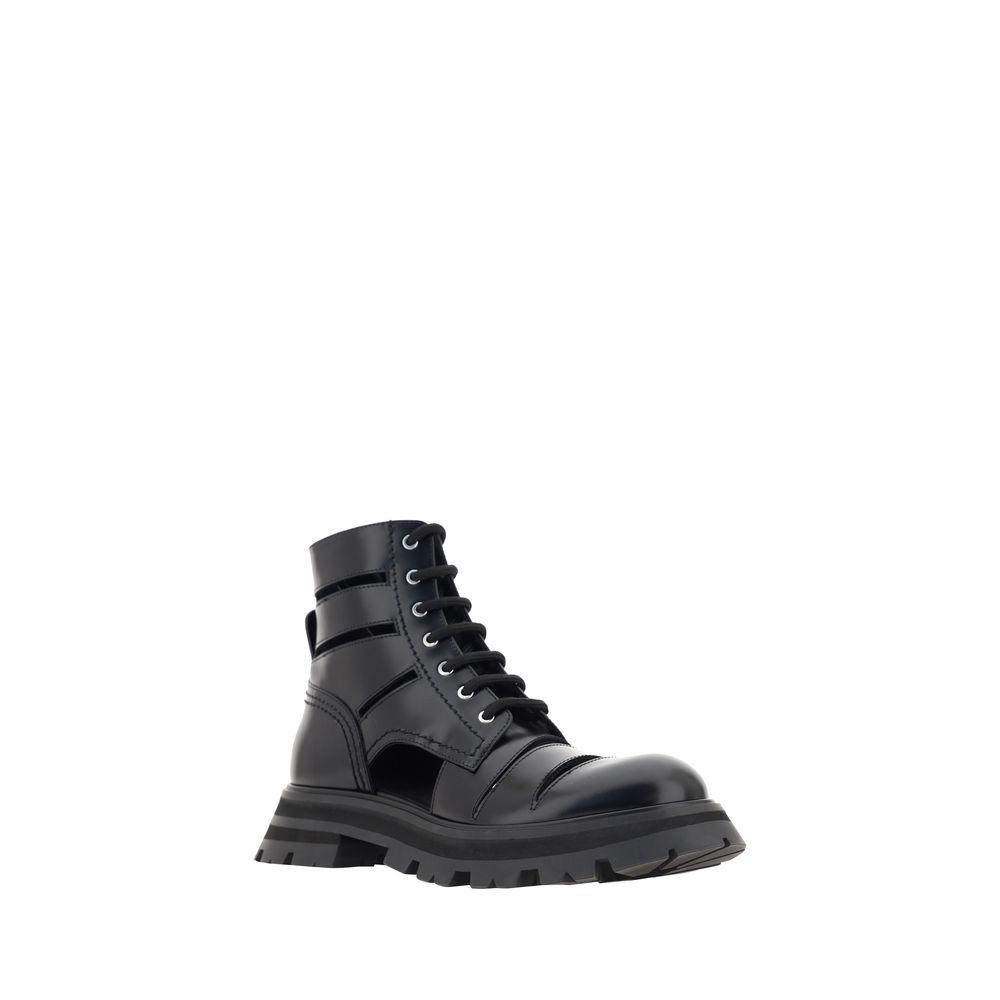 Alexander McQueen Wander Combat Boots - Arichezz.store