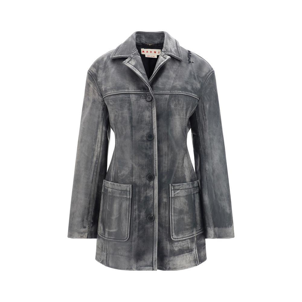 Marni Leather Jacket - Arichezz.store