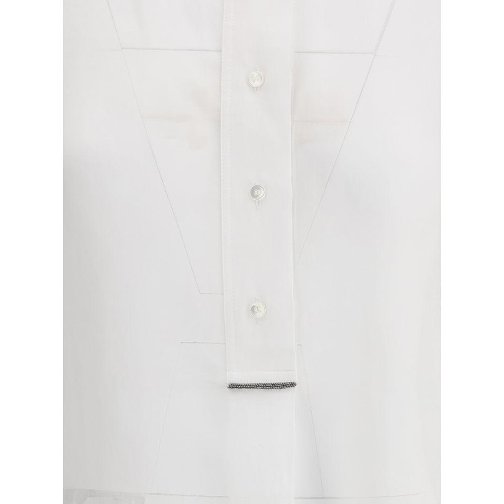 Brunello Cucinelli semi-transparent Shirt - Arichezz.store