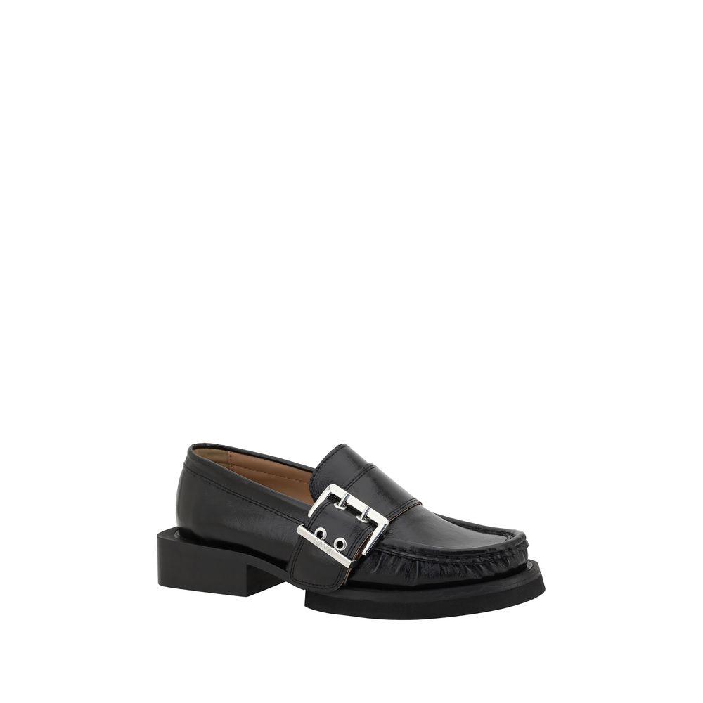 Ganni Feminine Buckle Loafers - Arichezz.store