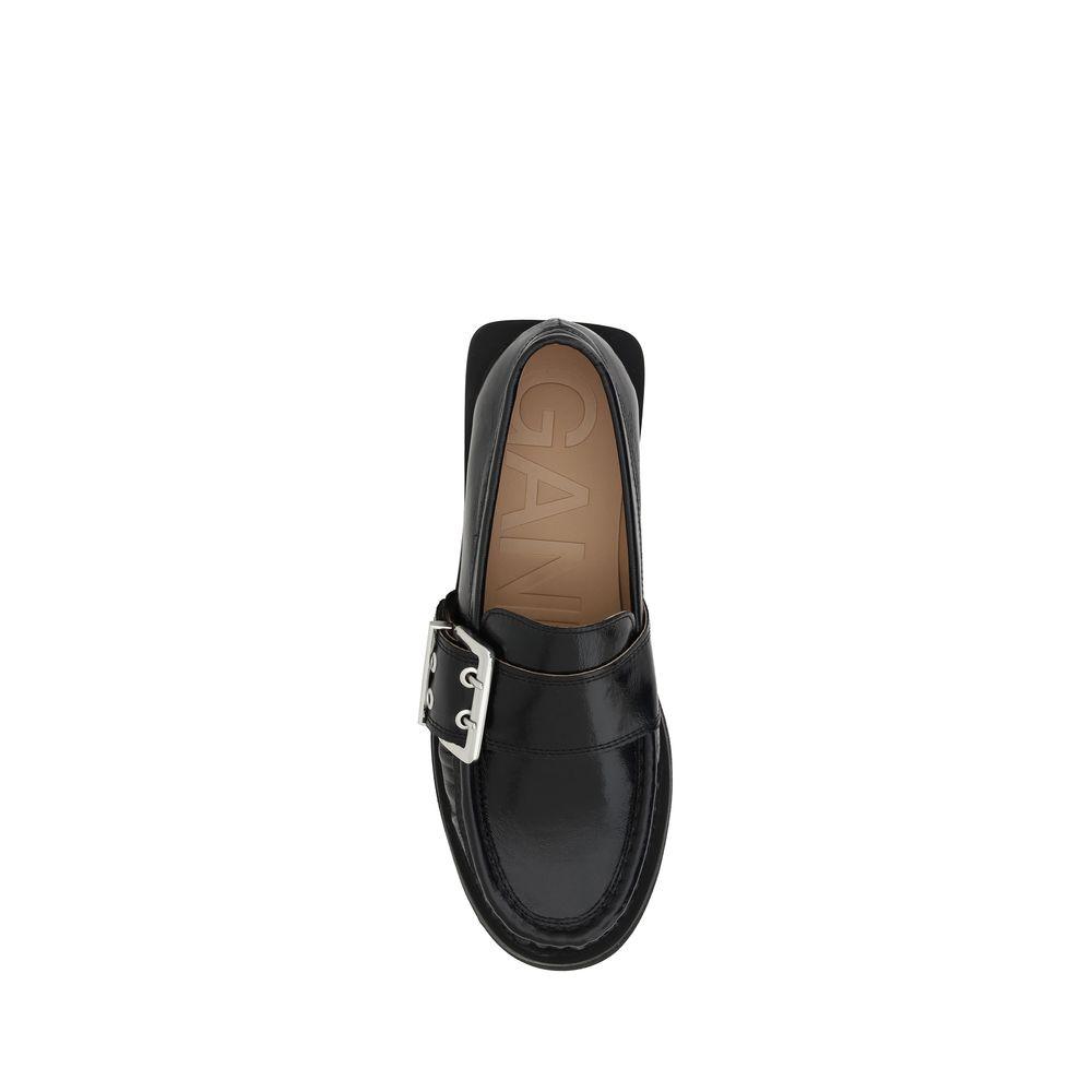 Ganni Feminine Buckle Loafers - Arichezz.store