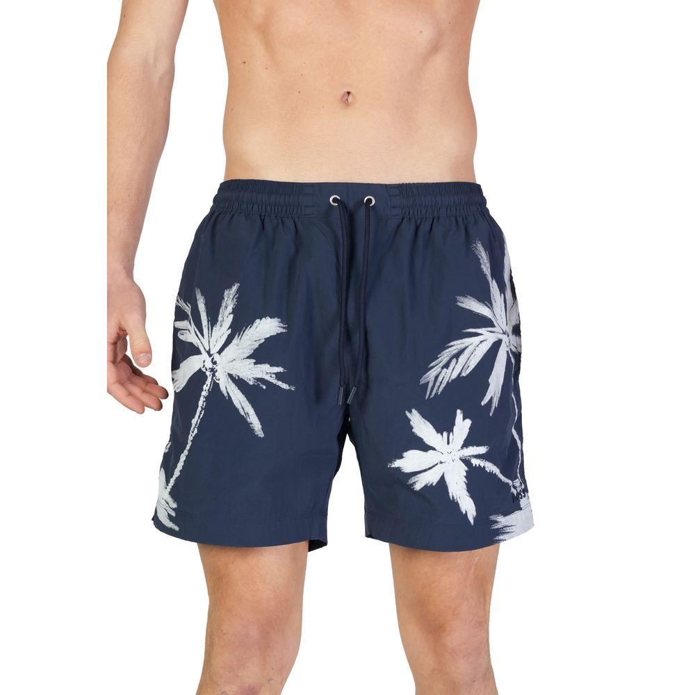 Hugo Boss Blue Polyamide Swimwear - Arichezz.store