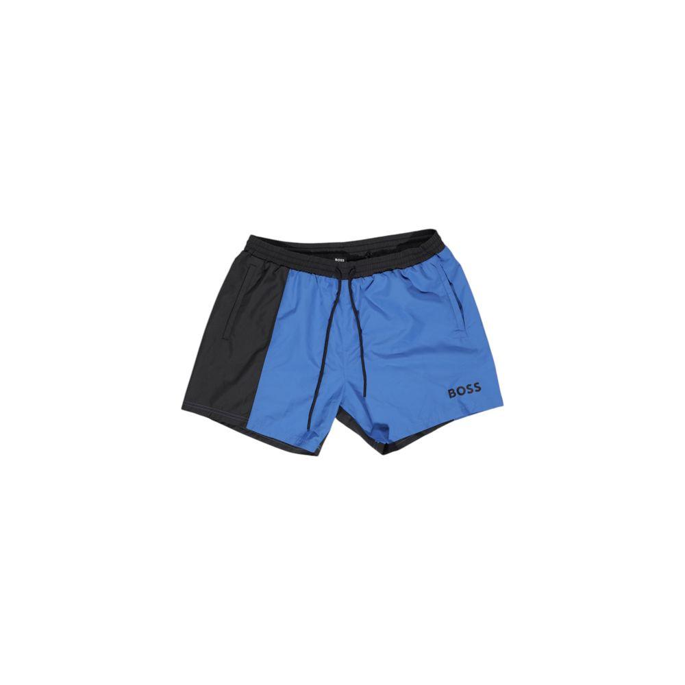 Hugo Boss Blue Polyester Swimwear - Arichezz.store