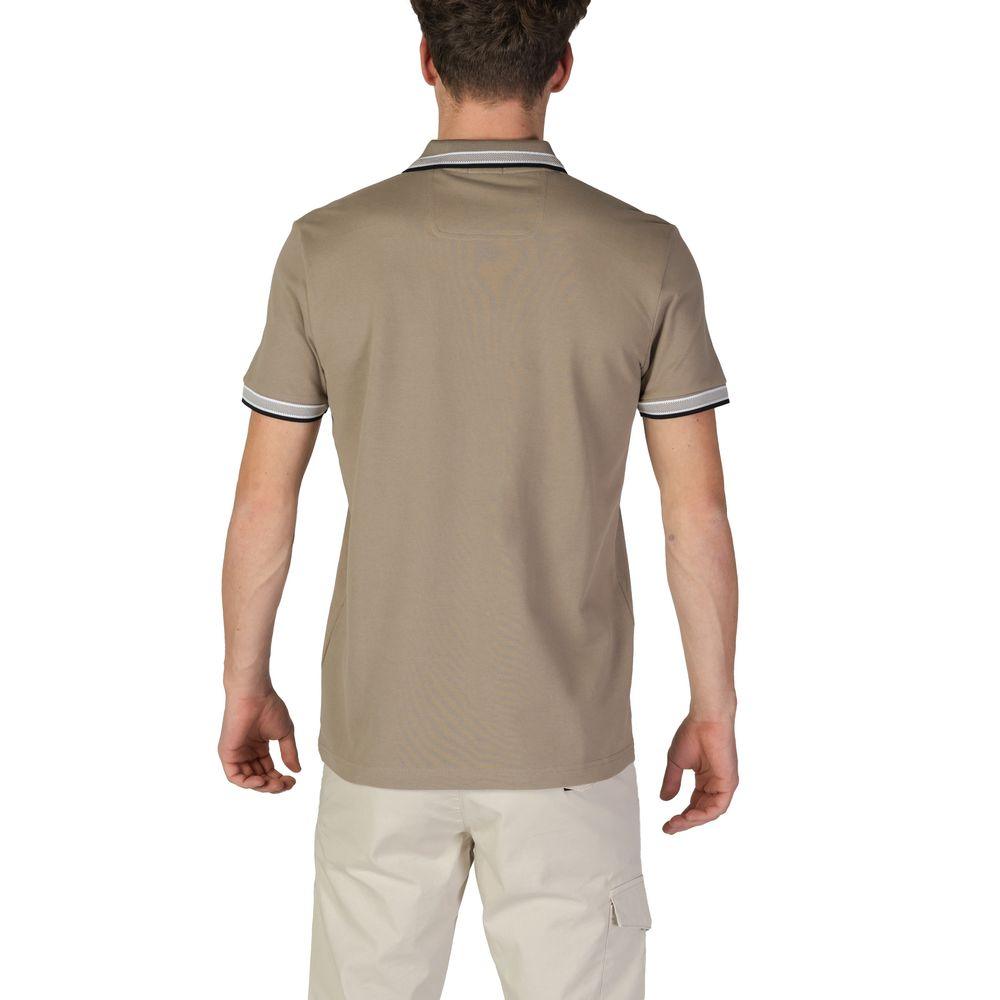 Hugo Boss Gray Cotton Polo Shirt - Arichezz.store