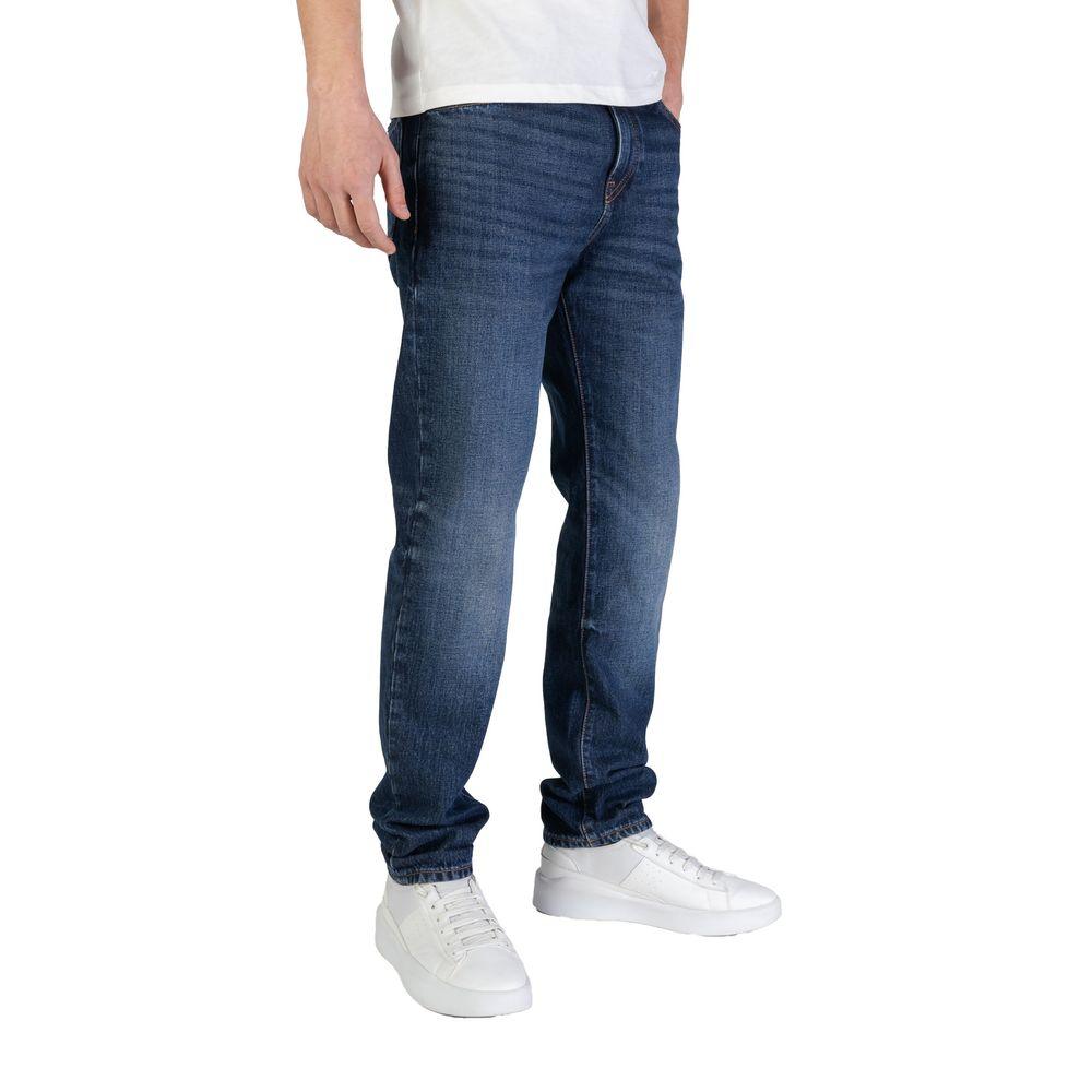 Hugo Boss Blue Cotton Jeans & Pant - Arichezz.store