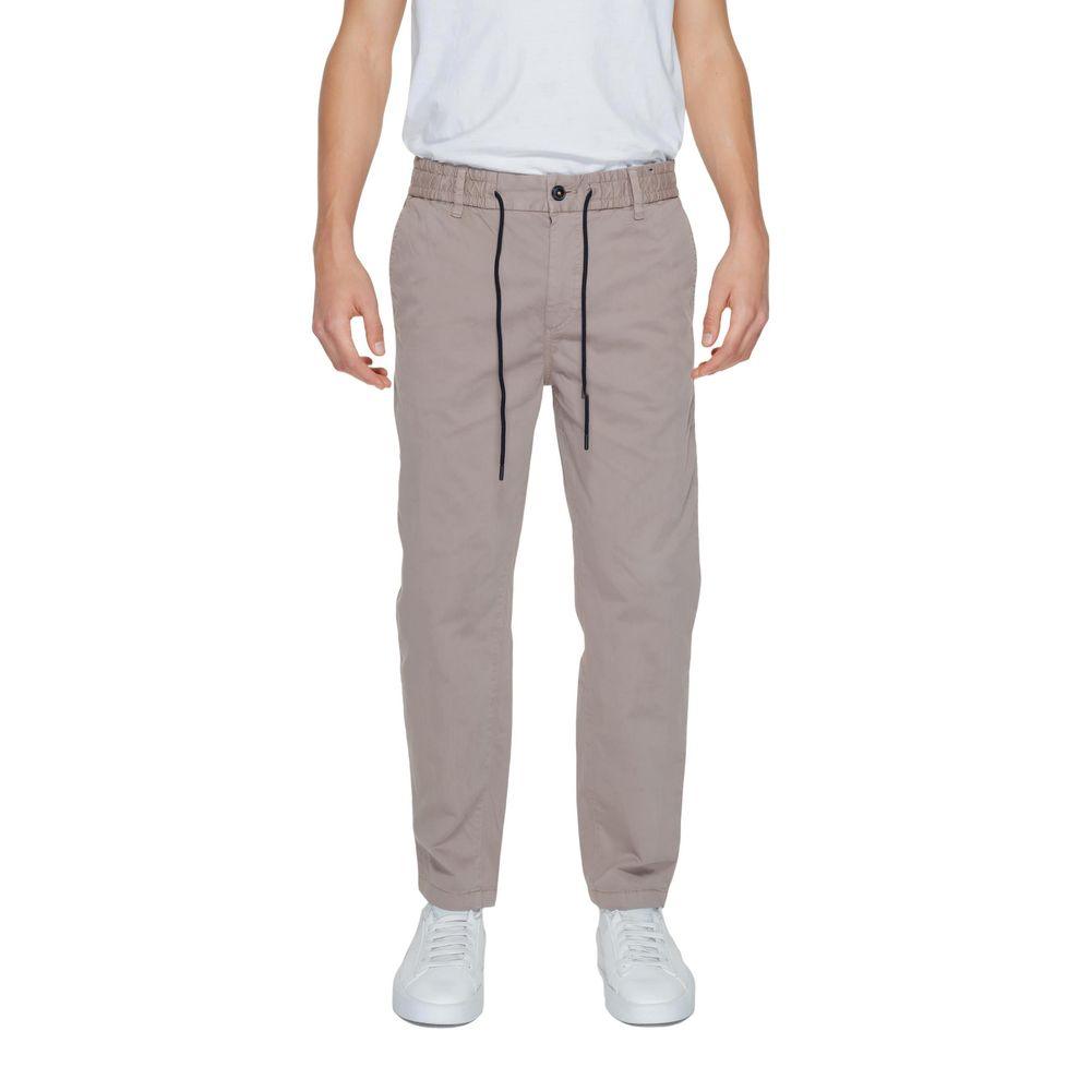 Hugo Boss Brown Cotton Jeans & Pant - Arichezz.store