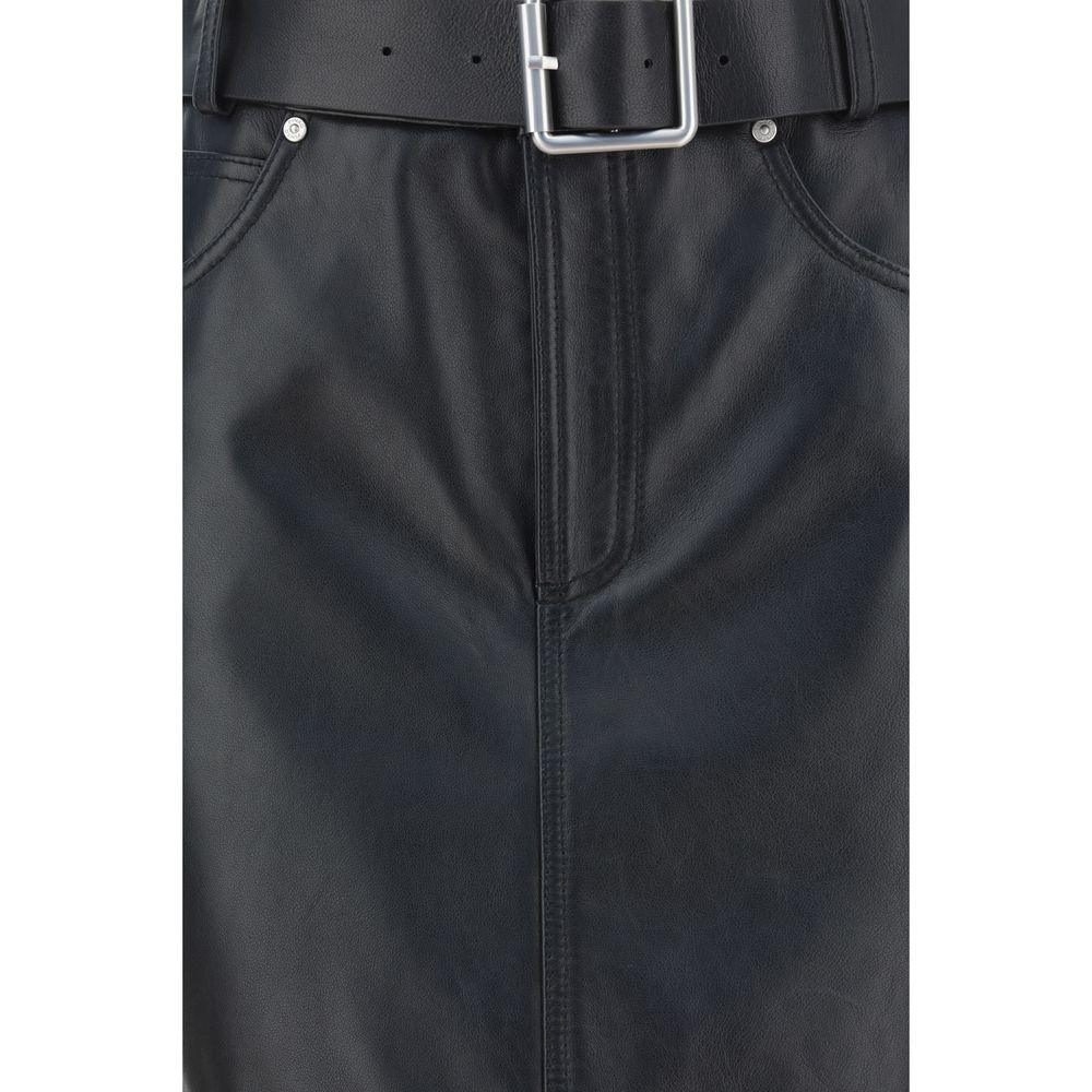 PINKO Leather Mini Skirt - Arichezz.store