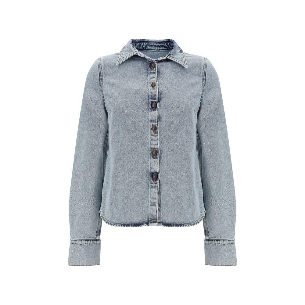 Magda Butrym Denim Shirt - Arichezz.store