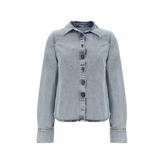 Magda Butrym Denim Shirt - Arichezz.store