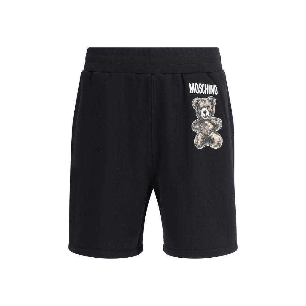 Moschino Logo Sweatpants Shorts - Arichezz.store