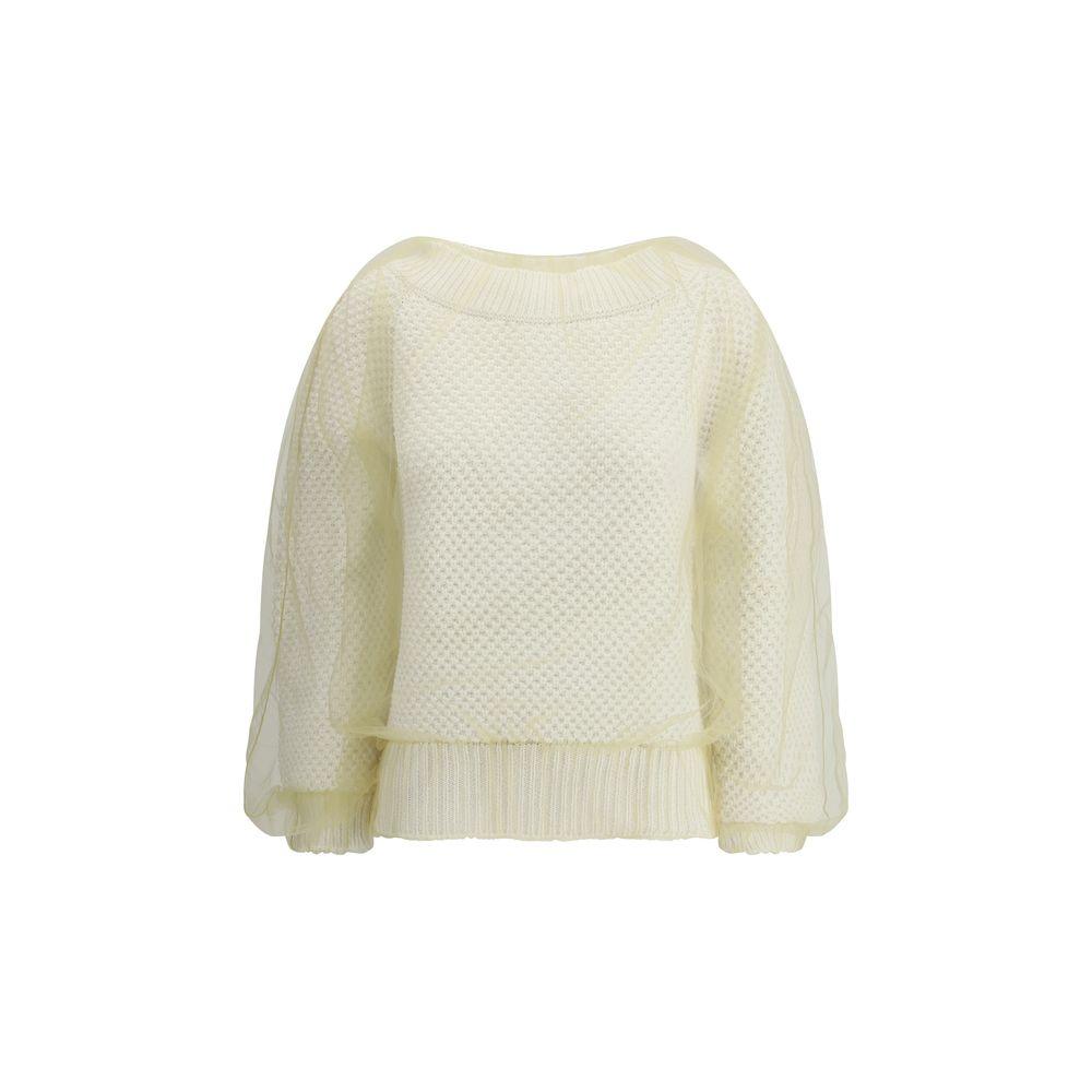 Fabiana Filippi Sweater with tulle - Arichezz.store