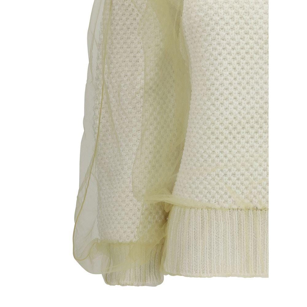 Fabiana Filippi Sweater with tulle - Arichezz.store